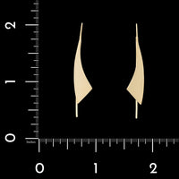 Lana 14K Yellow Gold Estate Drop Earrings