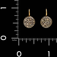Pomellato 18K Rose Gold Estate Diamond Sabbia Earrings