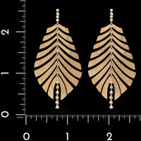 Hueb 18K Rose Gold Estate Bahia Curva Daimond Earrings