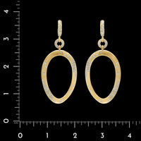 18K Yellow Gold Estate Diamond Earrings