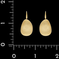 Marco Bicego 18K Yellow Gold Estate Lunaria Petal Earrings