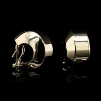 14K Yellow Gold Estate Hoop Earrings