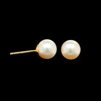 18K Yellow Gold Estate Cultured Pearl