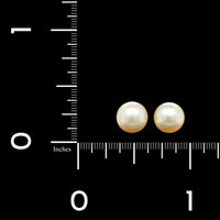 18K Yellow Gold Estate Cultured Pearl
