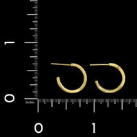 Marco Bicego 18K Yellow Gold Estate Delicati Hoop Earrings