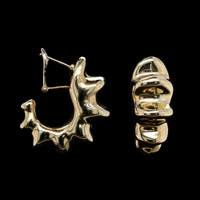 14K Yellow Gold Estate Earrings