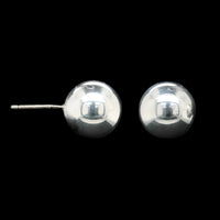 Tiffany & Co. Sterling Silver Estate Handwear Ball Stud Earrings