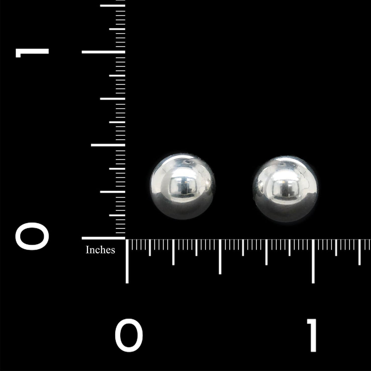 Tiffany & Co. Sterling Silver Estate Handwear Ball Stud Earrings