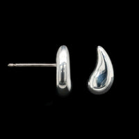 Tiffany & Co. Sterling Silver Estate Elsa Peretti Teardrop Earrings