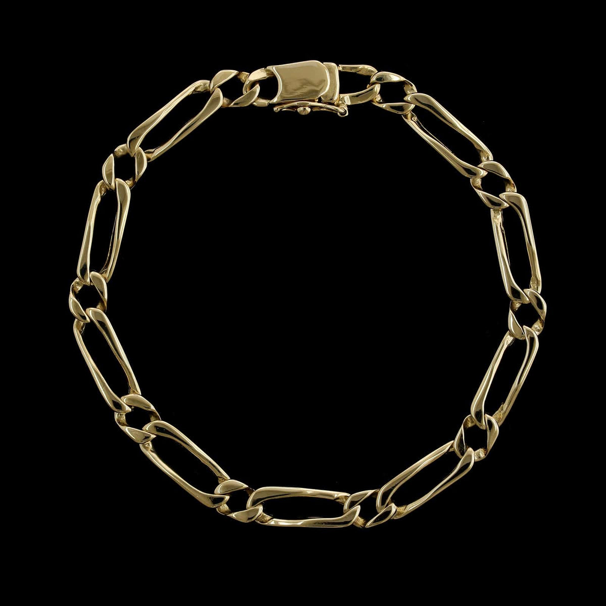 14K Yellow Gold Estate Link Bracelet