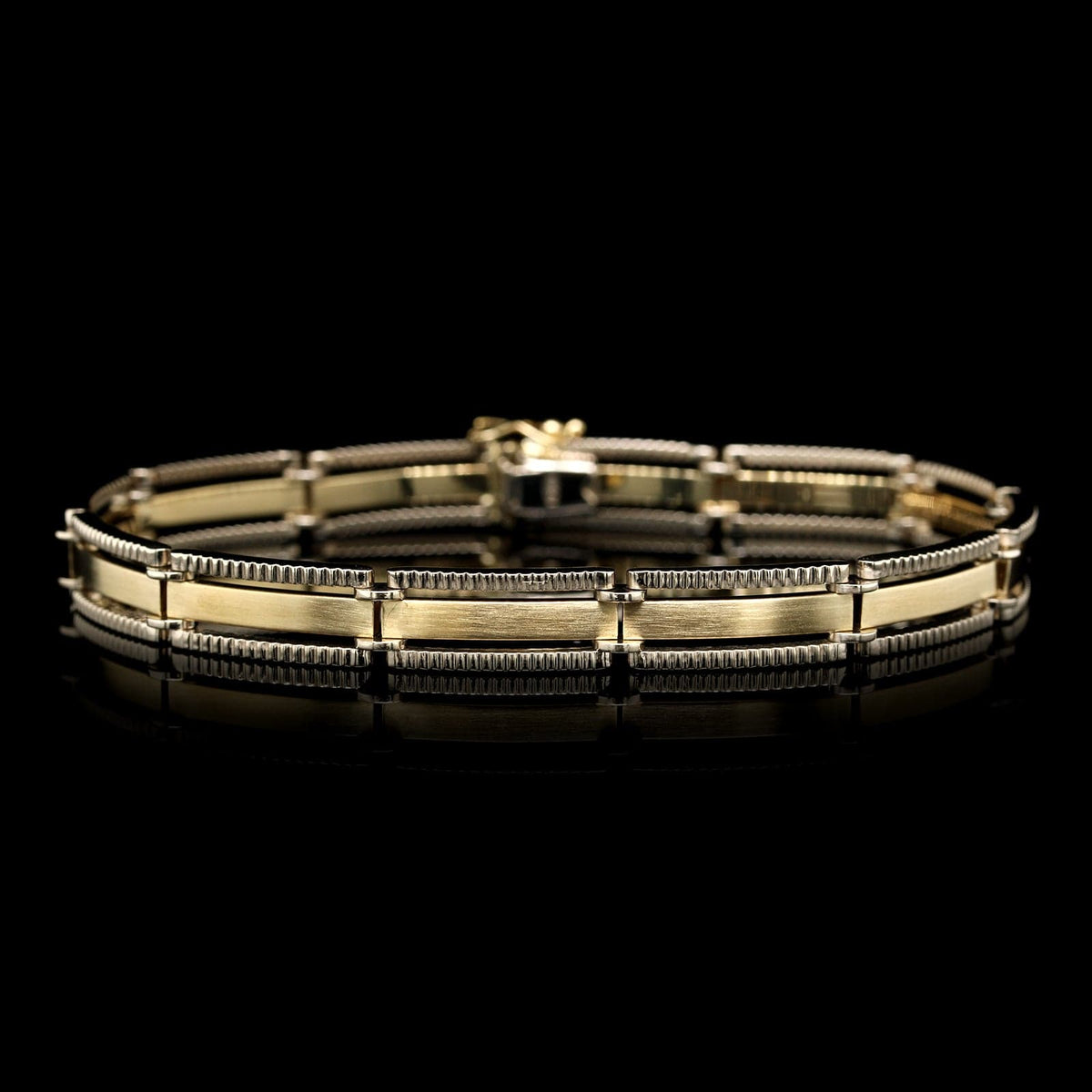 18K Two-tone Gold Estate Bracelet
