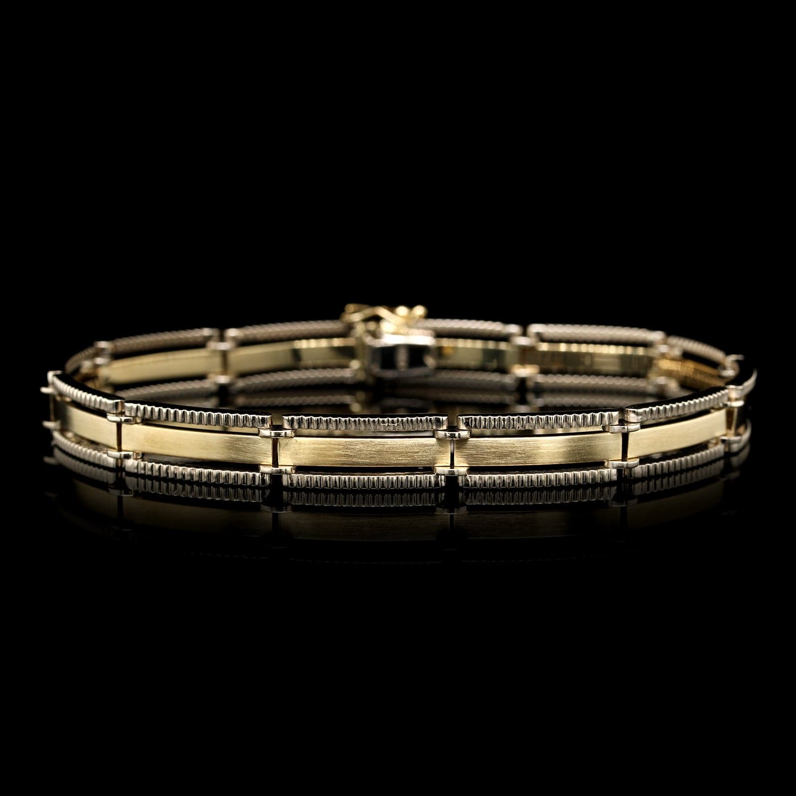 18K Two-tone Gold Estate Bracelet