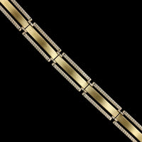 18K Two-tone Gold Estate Bracelet