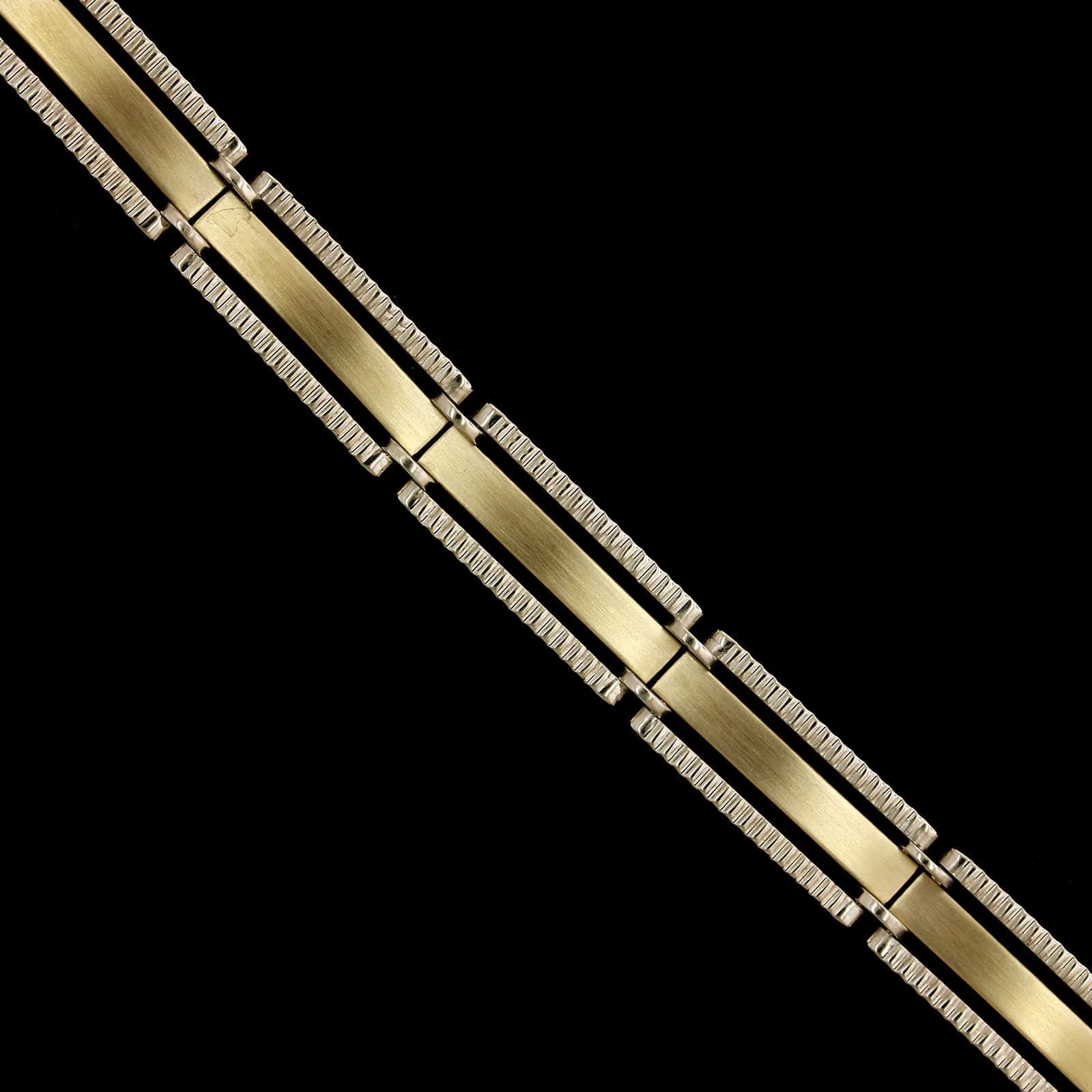 18K Two-tone Gold Estate Bracelet