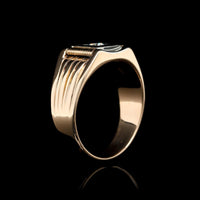 18K Two-tone Gold Estate Diamond Ring