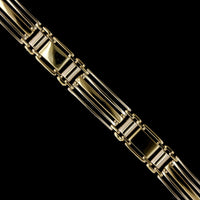 18K Yellow Gold Estate Fancy Link Bracelet