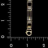 18K Yellow Gold Estate Fancy Link Bracelet
