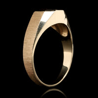 14K Yellow Gold Estate Garnet Ring