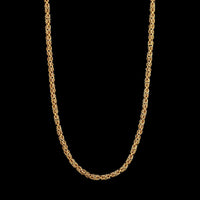 14K Yellow Gold Estate Byzantine Link Chain