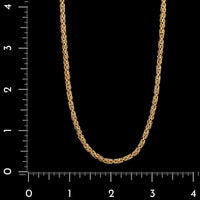 14K Yellow Gold Estate Byzantine Link Chain