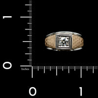 Jabel 18K Two-tone Gold Diamond Ring