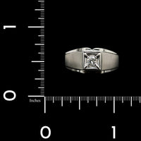14K White Gold Estate Diamond Ring