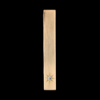 Dolan & Bullock 14K Yellow Gold Estate Diamond Tie Clip