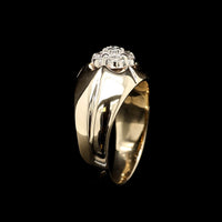 14K Yellow Gold Estate Diamond Ring