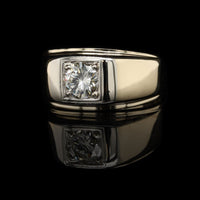 14K Two-tone Gold Estate Diamond Ring