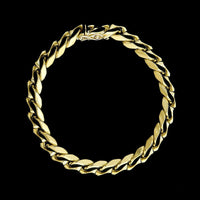 18K Yellow Gold Estate Curb Link Bracelet