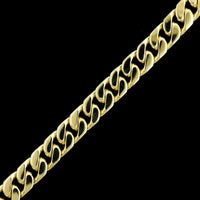 18K Yellow Gold Estate Curb Link Bracelet