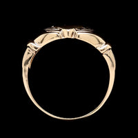 14K Yellow Gold Estate Claddagh Ring