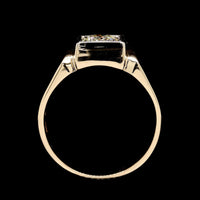 14K Two-tone Gold Estate Diamond Ring