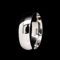 14K White Gold Estate Wedding Band