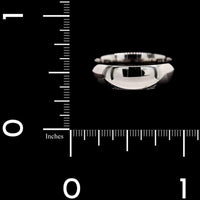 14K White Gold Estate Wedding Band