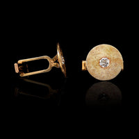 Antique Tiffany &amp; Co. 18K Yellow Gold Estate Diamond Cufflinks