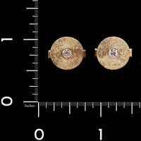 Antique Tiffany &amp; Co. 18K Yellow Gold Estate Diamond Cufflinks