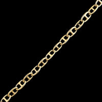 14K Yellow Gold Estate Anchor Link Bracelet