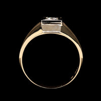 14K Two-tone Gold Estate Diamond Ring