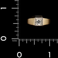 14K Two-tone Gold Estate Diamond Ring
