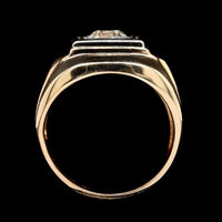 14K Two-tone Gold Estate Diamond Ring
