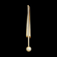 Vintage Larter & Sons 14K Yellow Gold Estate Pearl Tie Bar