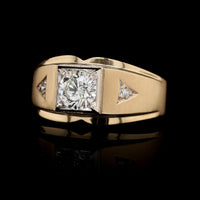 14K Two-tone Gold Estate Diamond Ring