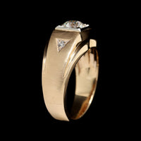 14K Two-tone Gold Estate Diamond Ring