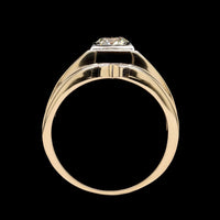 14K Two-tone Gold Estate Diamond Ring