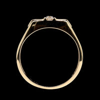 14K Yellow Gold Estate Diamond Ring