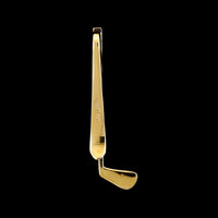 14K Yellow Gold Estate Golf Club Tie Clip