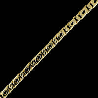 14K Yellow Gold Estate Fancy Link Bracelet