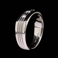 14K White Gold Estate Diamond Ring