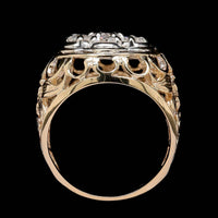 14K Two-tone Gold Estate Diamond Ring